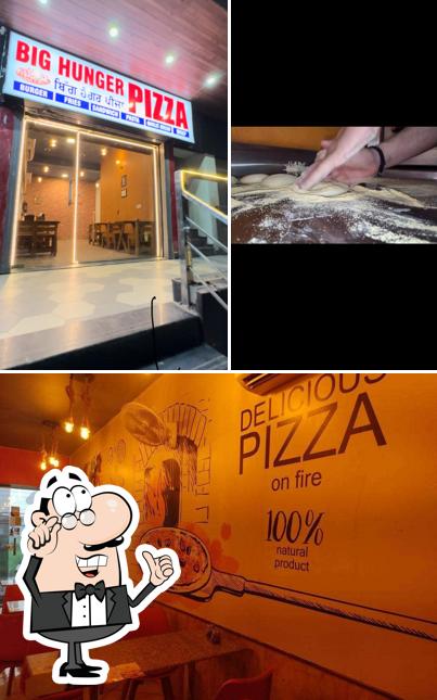 The interior of Big Hunger Pizza - Best Pizza Restaurant in Zirakpur