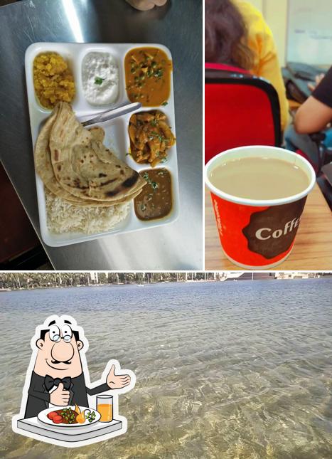 This is the image depicting food and exterior at Buddha Cafe