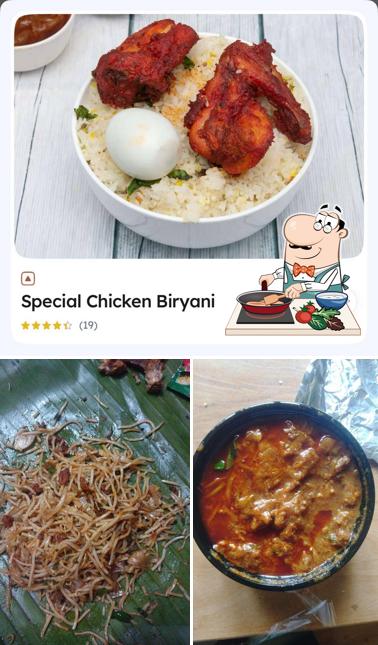 Chicken curry at Kerala Spoons Restaurant