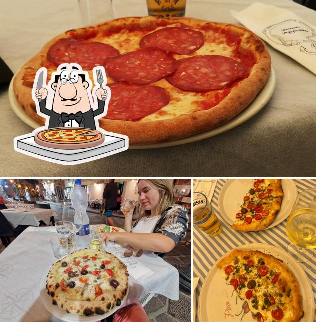 A La Cambusa, puoi ordinare una bella pizza