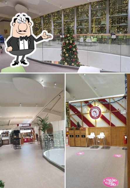 Gli interni di La Piadineria