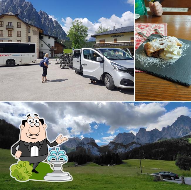 La immagine della esterno e cibo di Bar Quadrifoglio