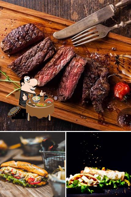 Food at Cafe Knight Riders