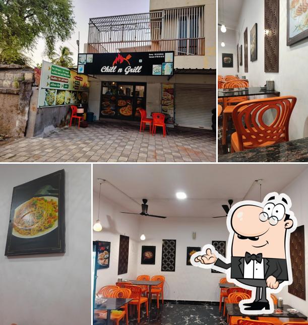 The interior of Chill n Grill