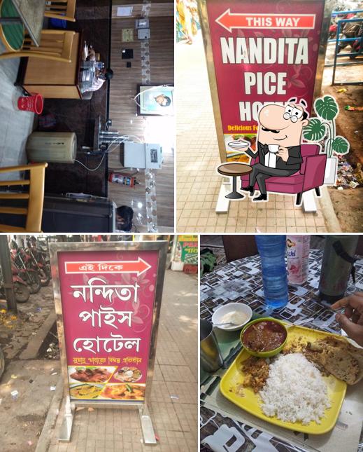 The interior of Nandita Piece Hotel