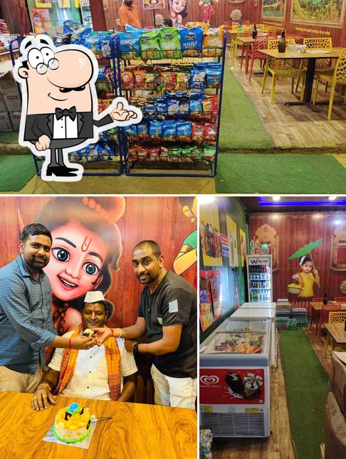 The interior of Chhatrapati Udapi fast food centre