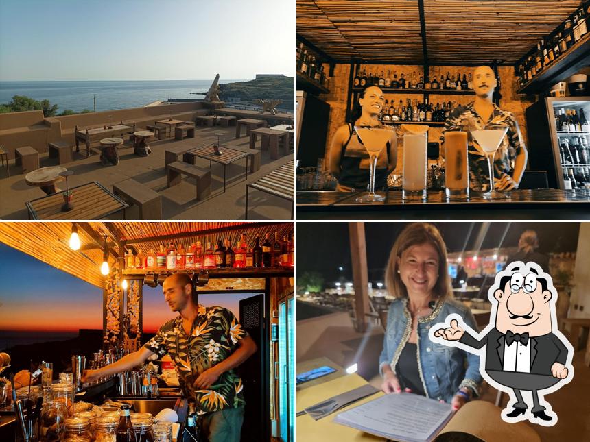 Gli interni di La Braceria - Papille e Lapilli Grill e Cocktail Bar a Pantelleria