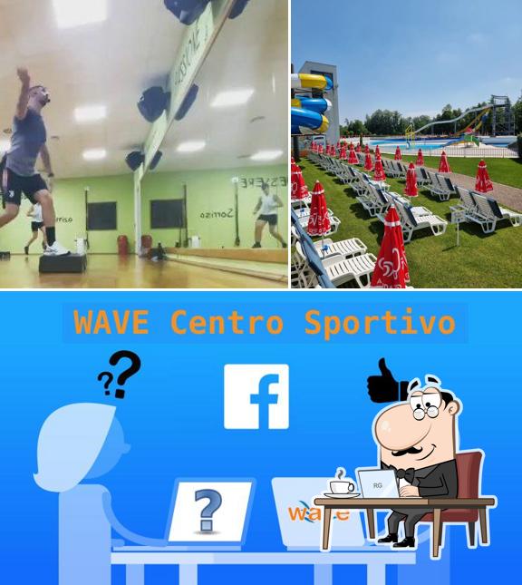 Gli interni di Wave centro sportivo, palestra e piscina