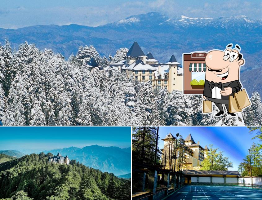 Enjoy the view outside Wildflower Hall, Shimla