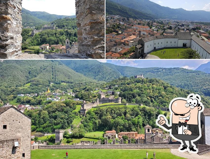 Puoi goderti l'aria fresca dal dehors di Hotel & Ristorante Croce Federale