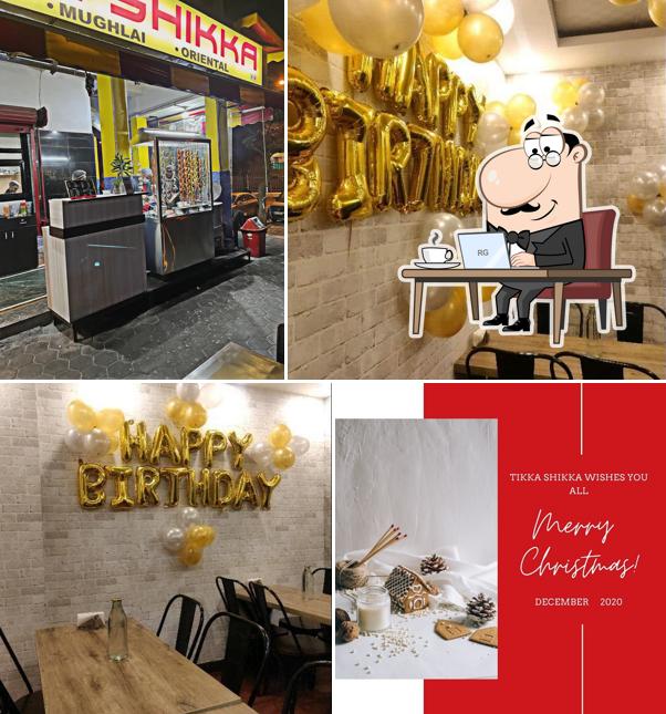 The interior of Tikka Shikka