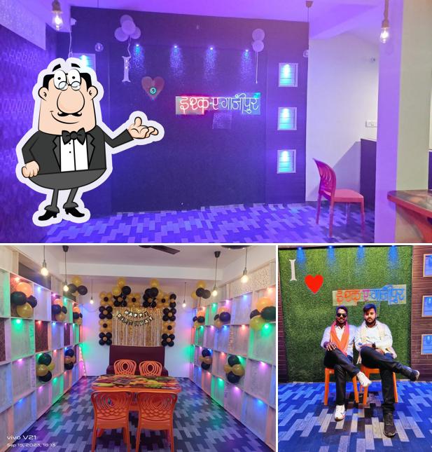 Check out how Ishq A Ghazipur Restaurant & cafe looks inside