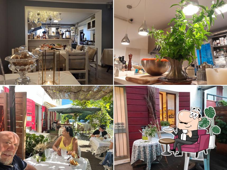 Gli interni di Antica Osteria Santa Margherita