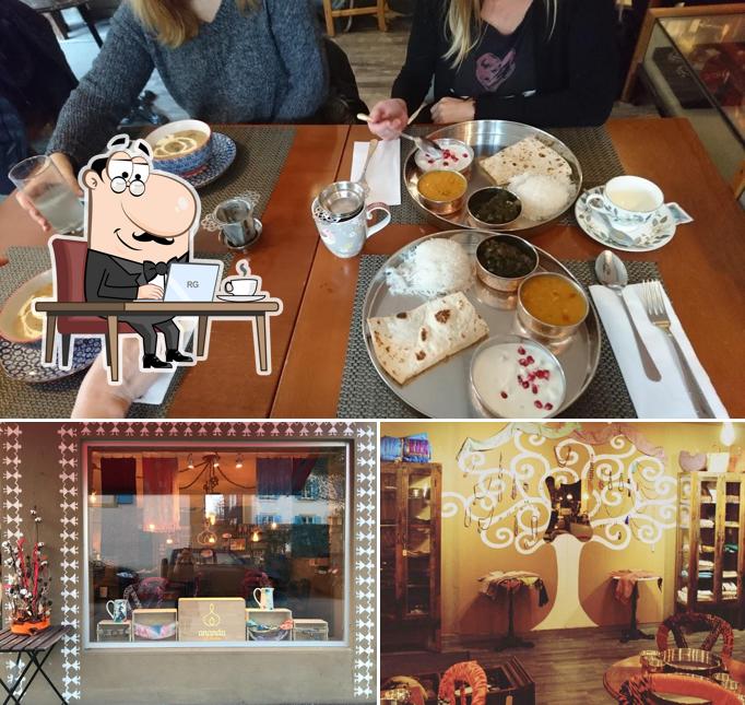 Gli interni di Ananda Café-Boutique