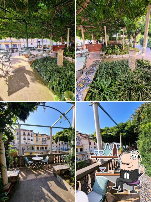 Dai un'occhiata agli interni di La Pergola Bar à Champagne