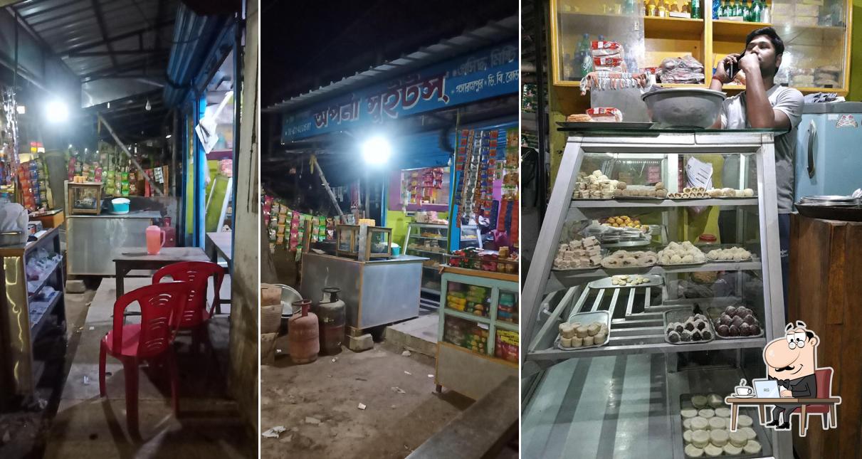 The interior of Aparna Sweets