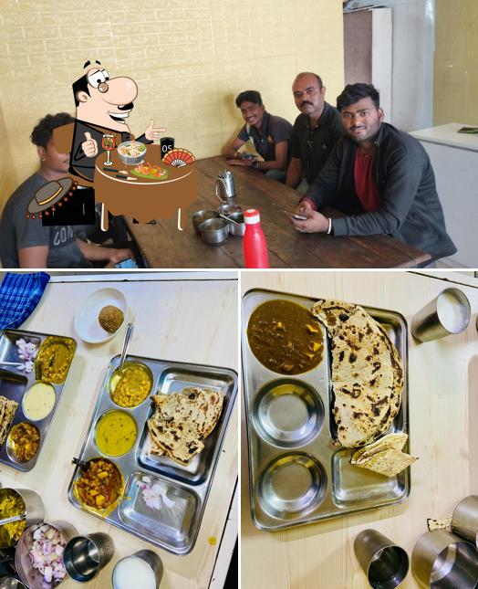 This is the photo displaying food and interior at Jay Khodiyar Gujrati Thali