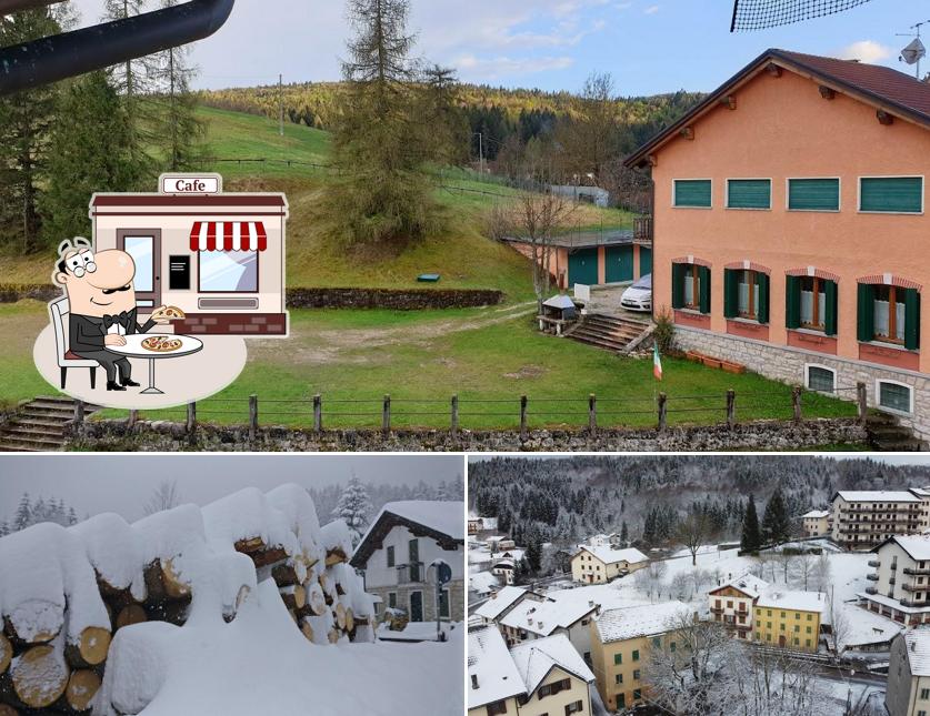 Goditi la vista dagli esterni di Ristorante Albergo Ciclamino
