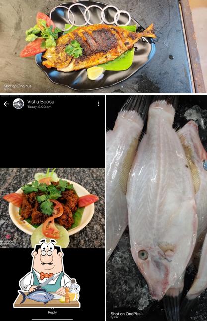 Grilled salmon at Hotel Ammana Attil