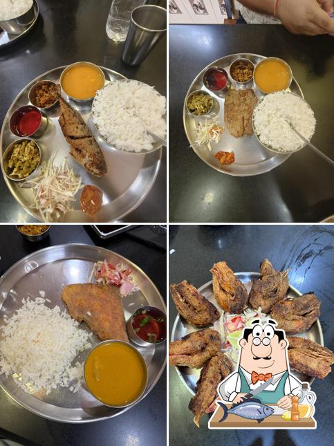 Grilled salmon at Laxmi Restaurant