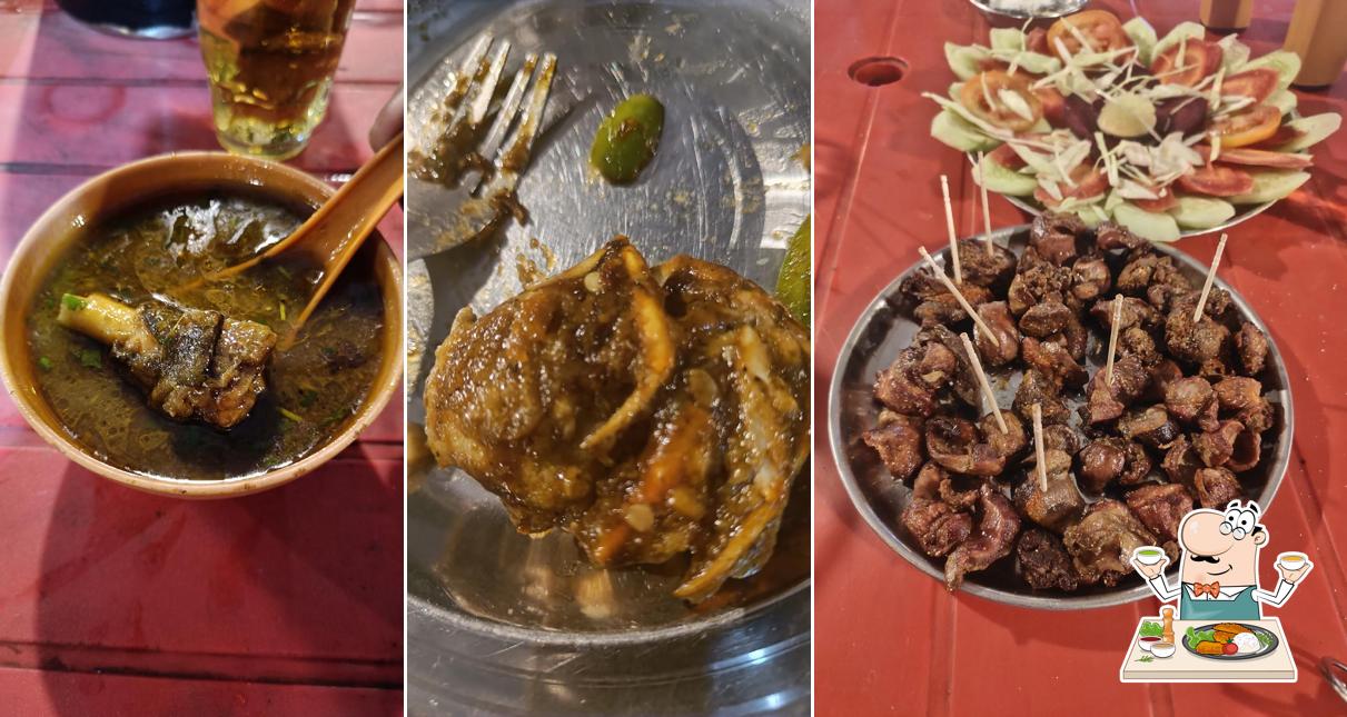 Food at A Shiwani Dhaba