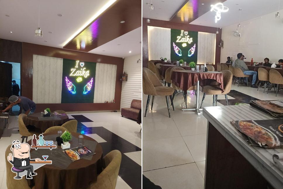The interior of Biryani zaika restaurant