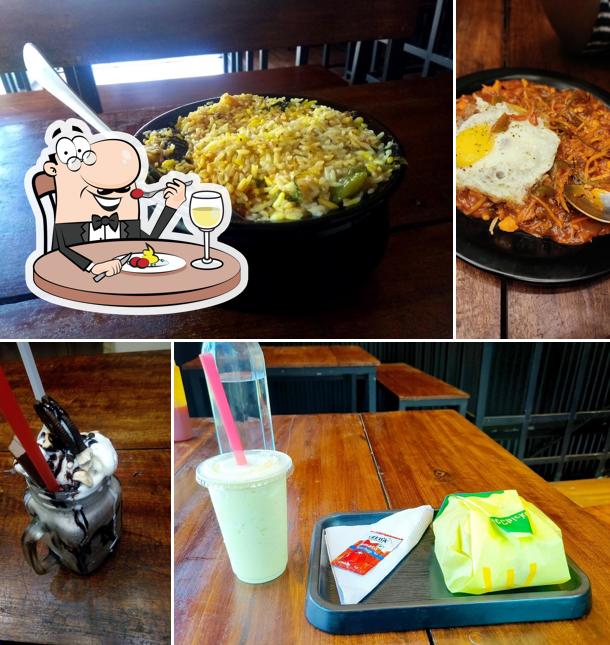 Food at Cafe Container Lounge