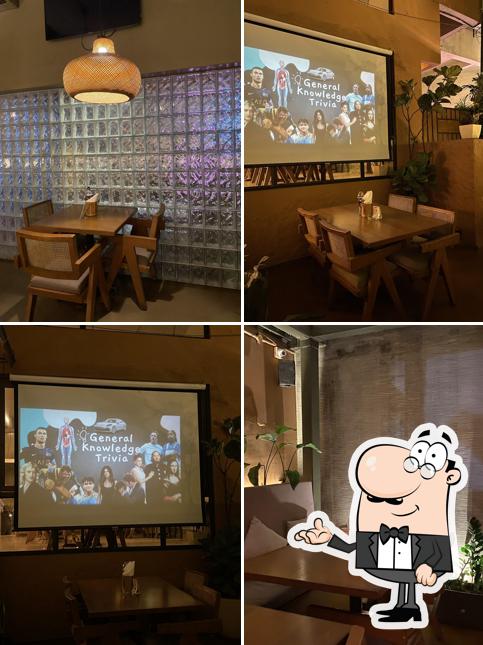 Take a seat at one of the tables at Nativ