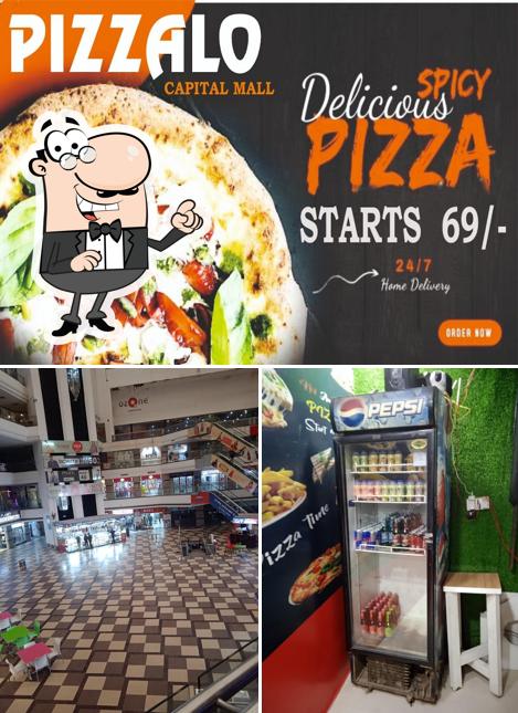 The interior of Pizzalo Party Point