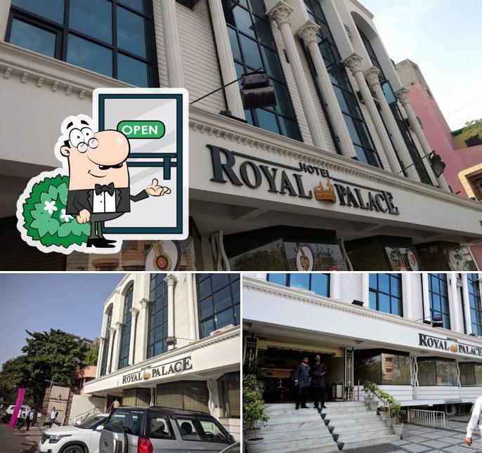 Enjoy the view at the outside area of Hotel Royal Palace