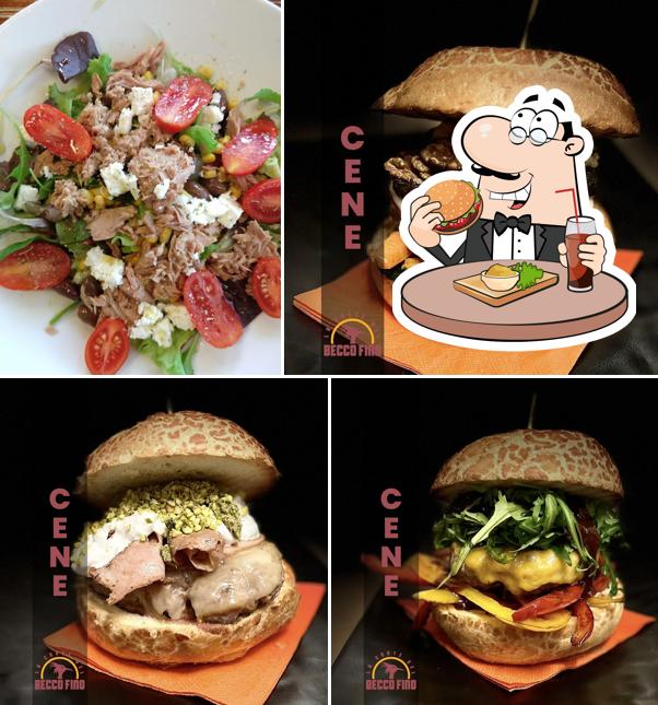 Prova un hamburger a La Corte Del Becco Fino