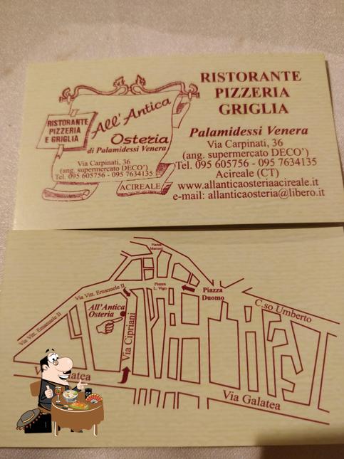 Platti al All'Antica Osteria