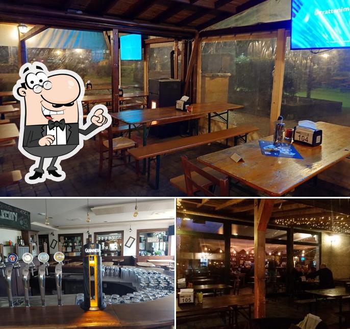 Gli interni di La Birreria