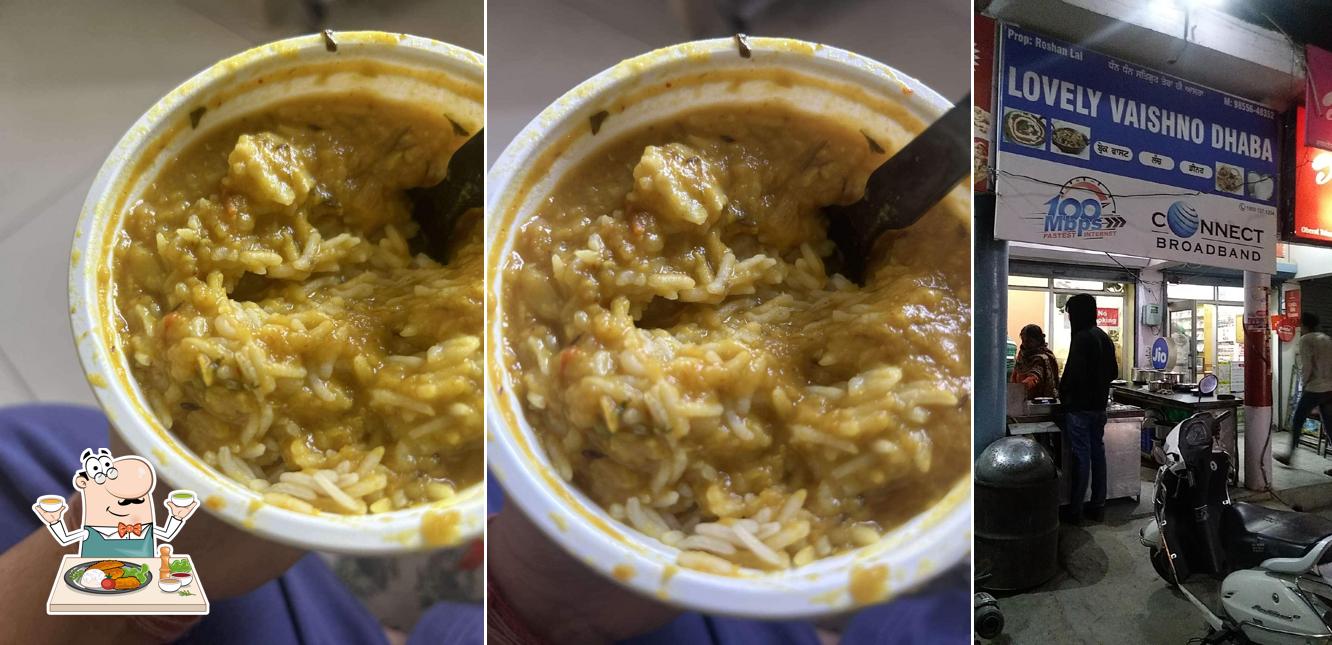 Food at Lovely Vaishno Dhaba
