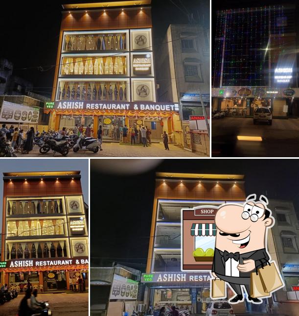 The exterior of Ashish Restaurant& banquet
