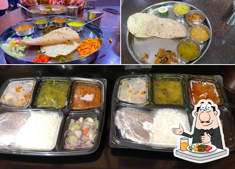 Food at Maharashtrian Bhojanalay