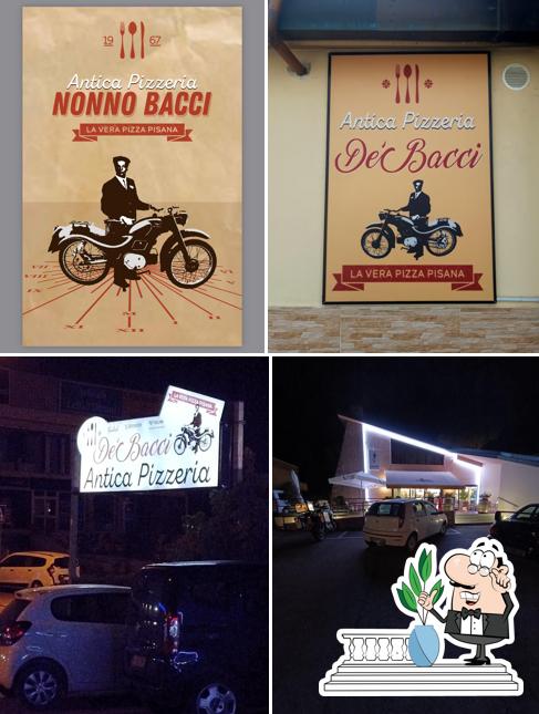 Gli esterni di Antica Pizzeria de'Bacci