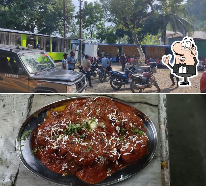 The interior of Dileesha dhaba and AC family restaurant