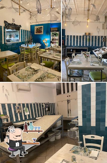 Gli interni di Pescheria Ostiense / Risto-pescheria