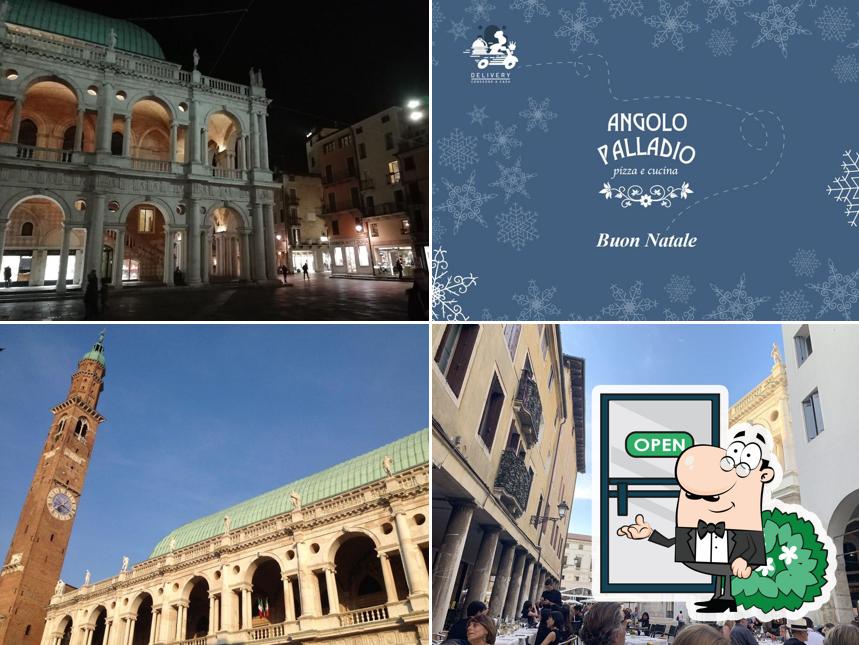 Curiosa tra l'area esterna di Angolo Palladio