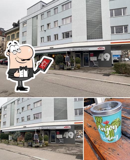 Il Ristorantino si caratterizza per la esterno e cibo