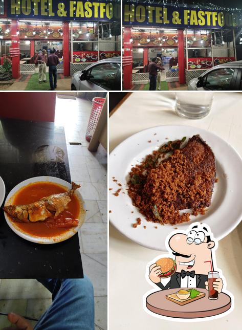 Try out a burger at Top Form Hotel