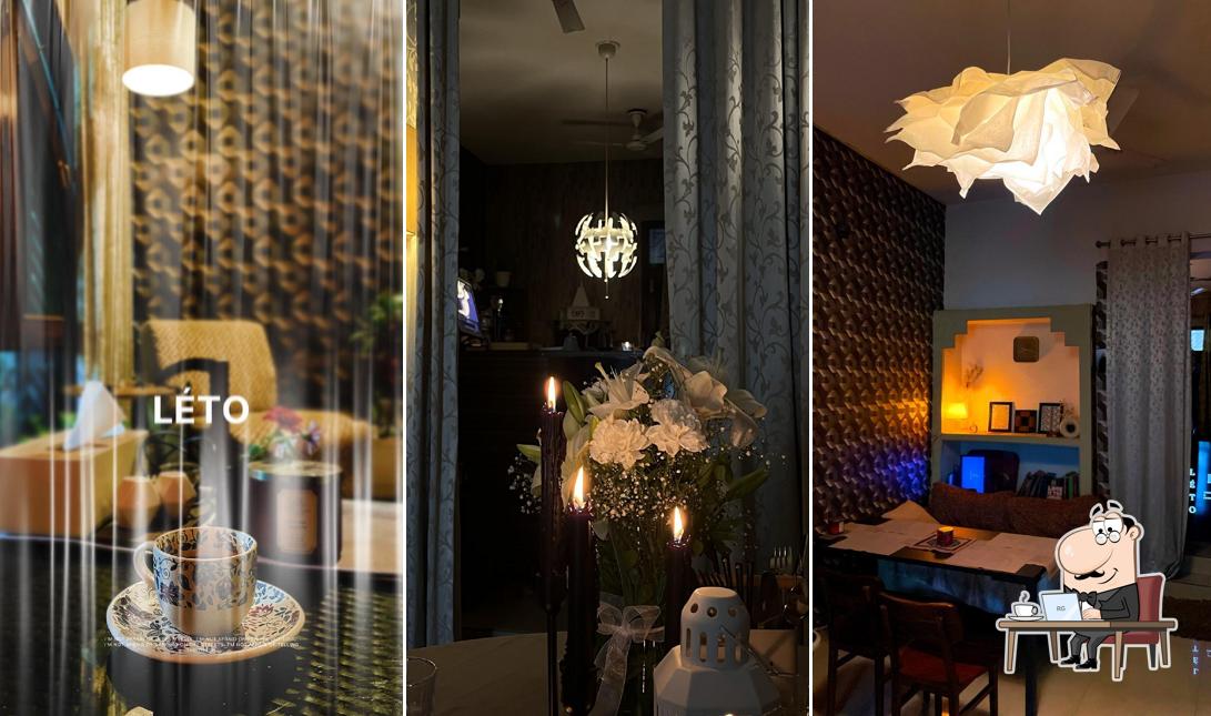 Take a seat at one of the tables at Léto Intimate Dining Reservations Only