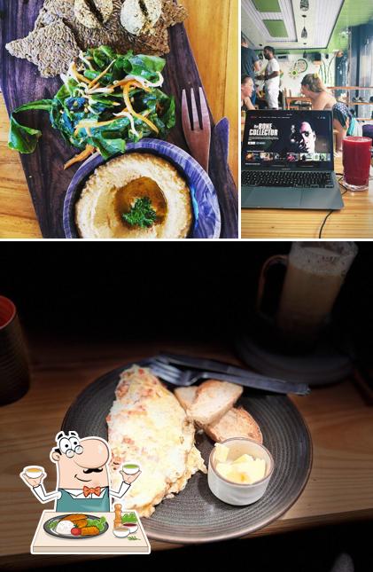 The restaurant's food and beverage