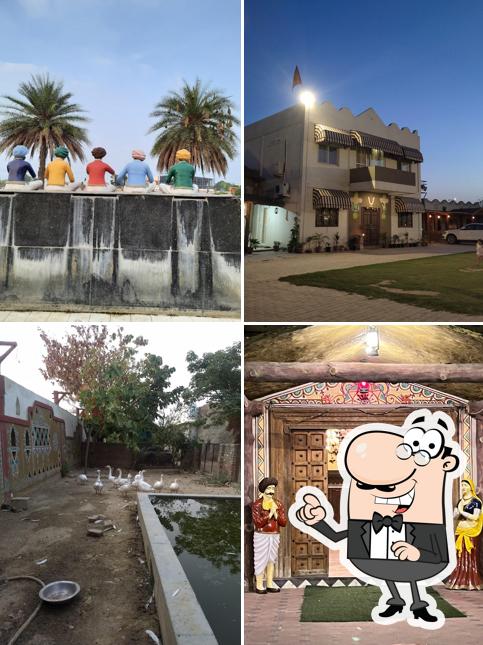 Enjoy the view at the outside area of Chokhi Dhani Sonipat