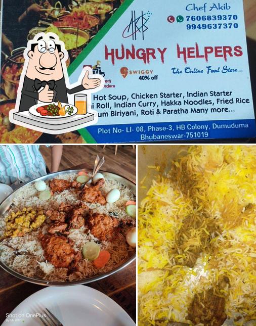 Meals at Hungry helpers. the online food store