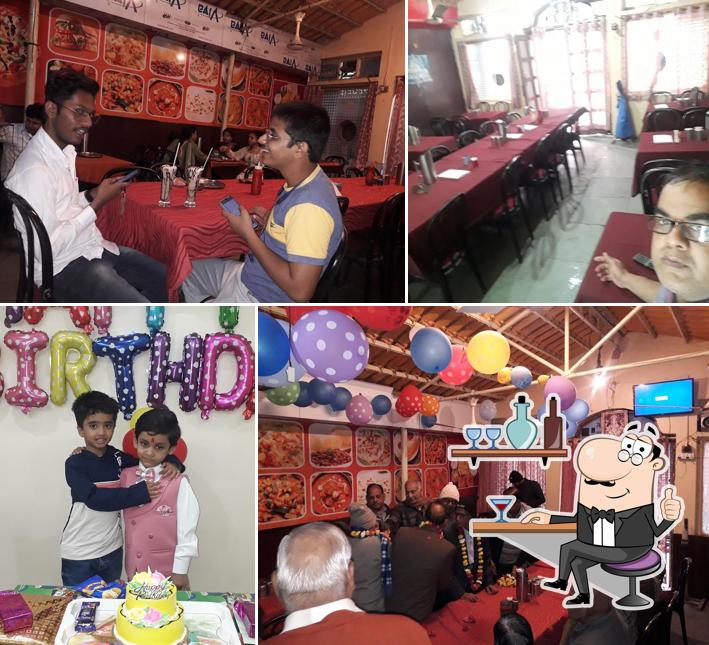 The interior of Palki Restaurant