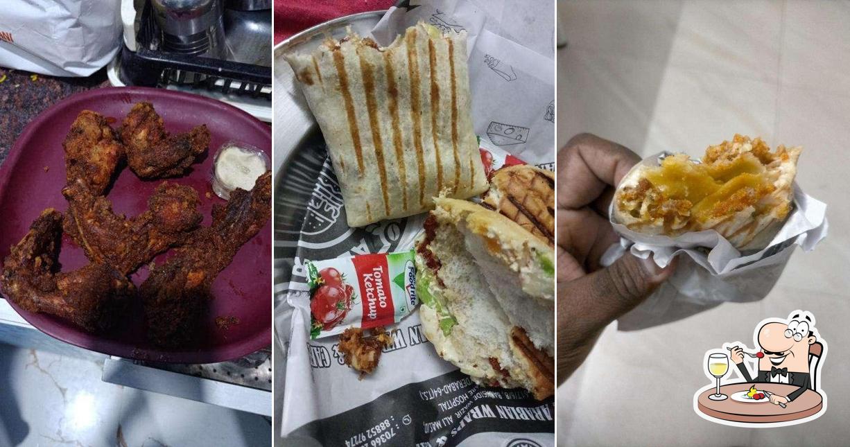 Food at Al Arabian Wraps