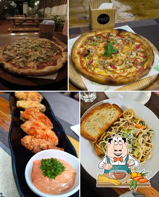 Spaghetti bolognese at Halo Garden Cafe