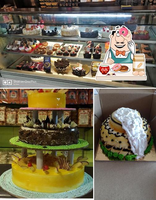 Kissan bakery serves a selection of desserts